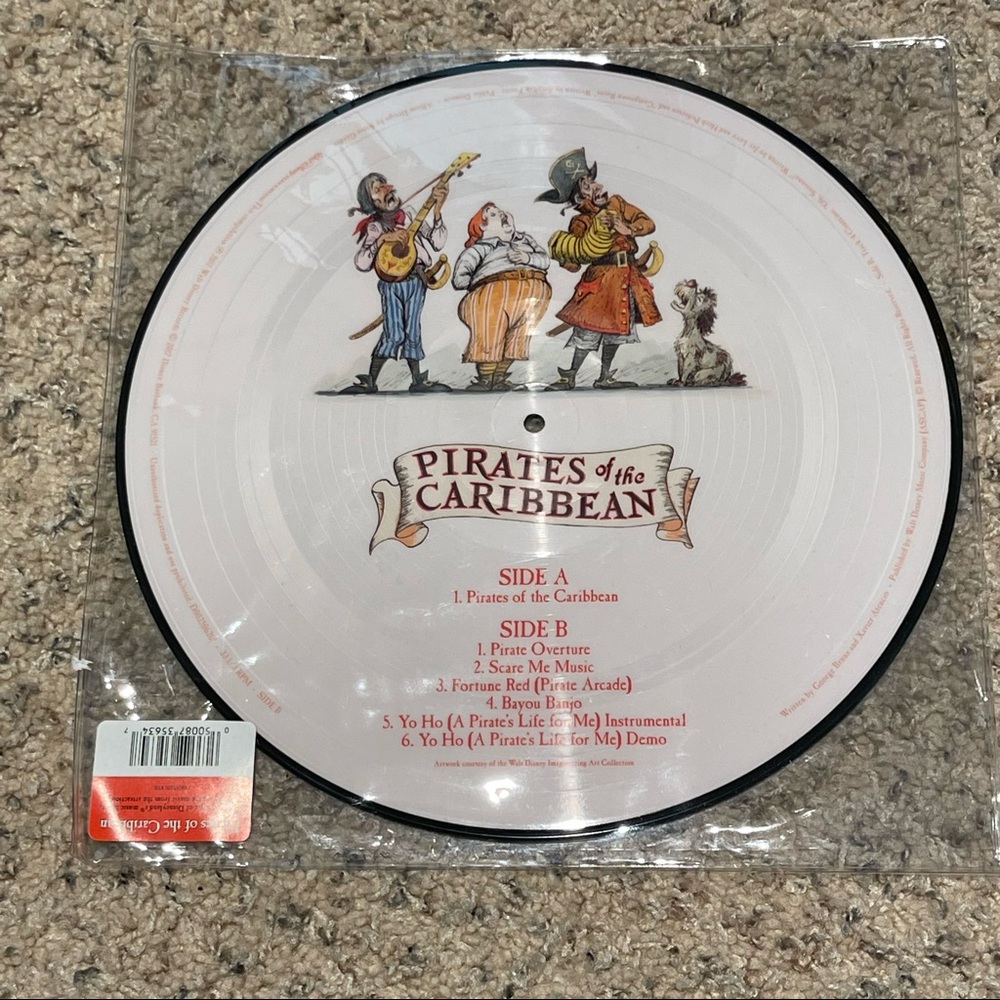 Walt Disney Pirates of the Caribbean Record - Picture 2 of 2